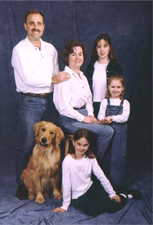 E Family with dog
